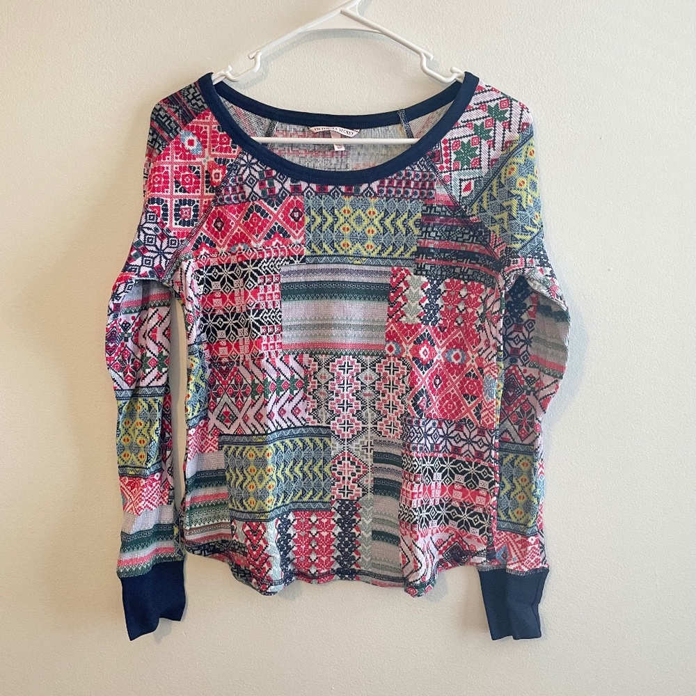 Victoria’s Secret Patchwork Tee - image 1